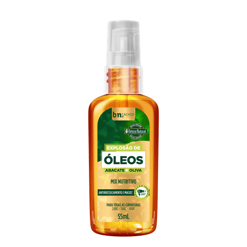 Óleo Capilar Explosão de Óleos Abacate + Oliva 55ml | bn.Cachos